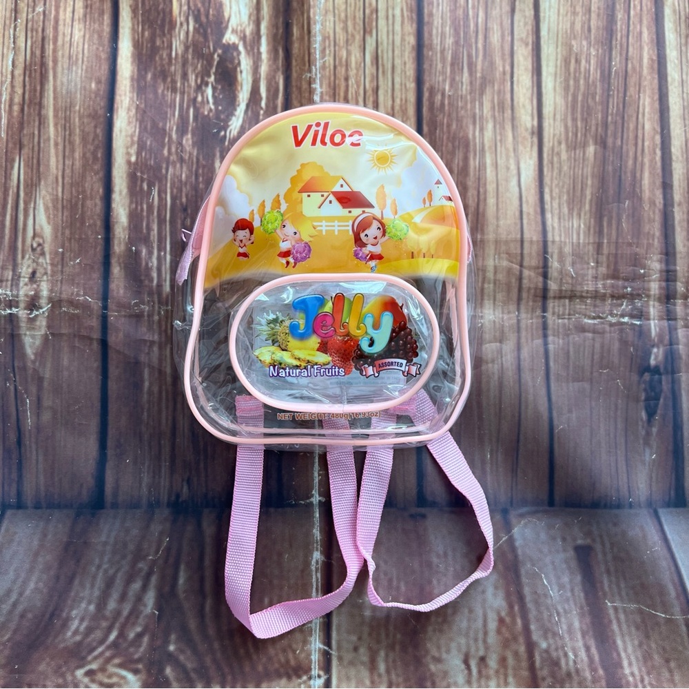 Girl’s Mini Pink Clear Backpack